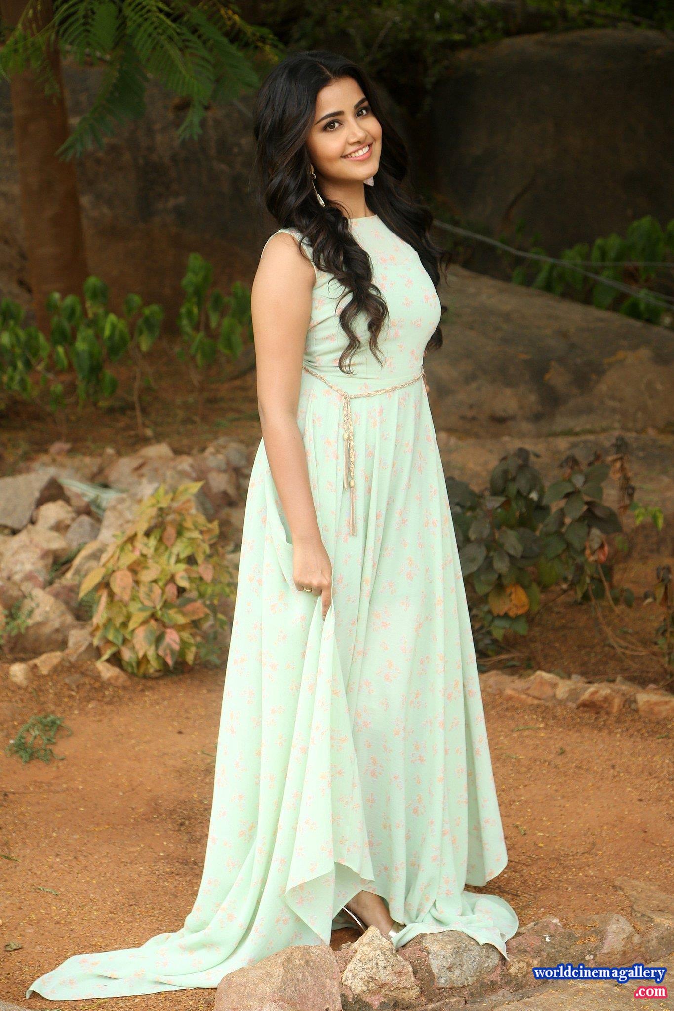 Anupama Latest Photoshoot stills in Green dress