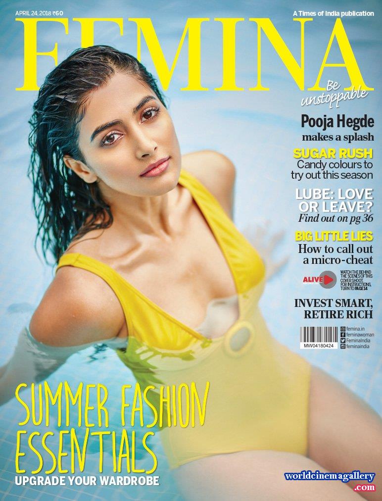 Pooja Hegde Bikini Stills at Femina 2018
