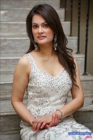 Angela kumar hot stills in White Dress