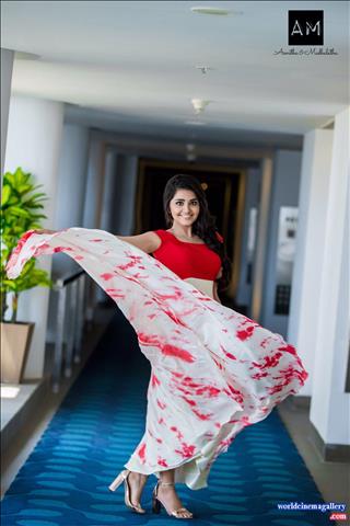 Anupama Parameshwaran Latest Photoshoot  in Red Dress