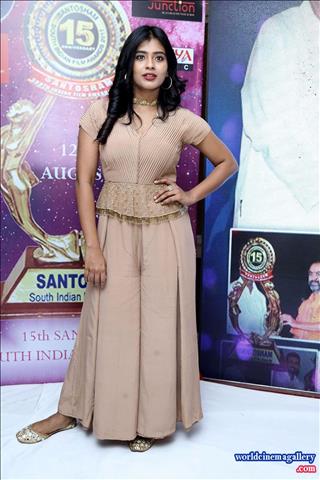 Heebah Patel Photos from Santosham Awards 2017 Curtain Raiser press meet