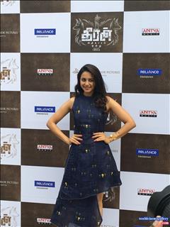 Rakul Preet Singh latest stills from Theeran Adhigaaram Ondru Audio Launch