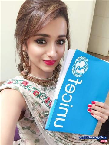 Trish get UNICEF Celebrity advocate status for child rights at World childrens day