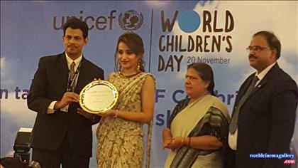 Trish get UNICEF Celebrity advocate status for child rights at World childrens day