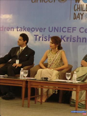 Trish get UNICEF Celebrity advocate status for child rights at World childrens day