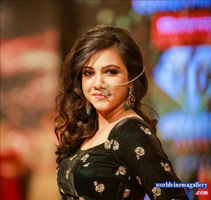 Madonna Sebastian latest Dazzling Look in black dress stills 