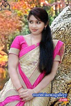 Navya Nair Hot Saree Stills
