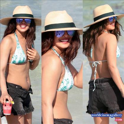 Priyanka Chopra Hottest Bikini Avatar at Miami Beach