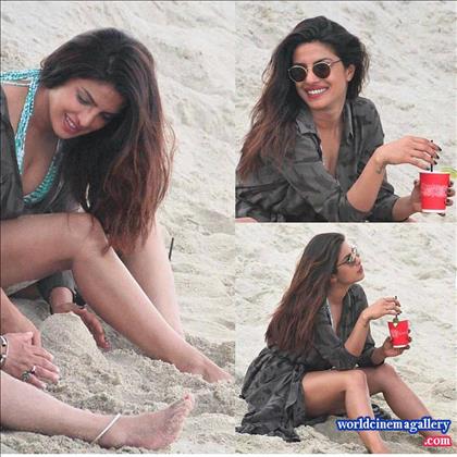 Priyanka Chopra Hottest Bikini Avatar at Miami Beach