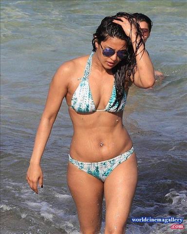 Priyanka Chopra Hottest Bikini Avatar at Miami Beach