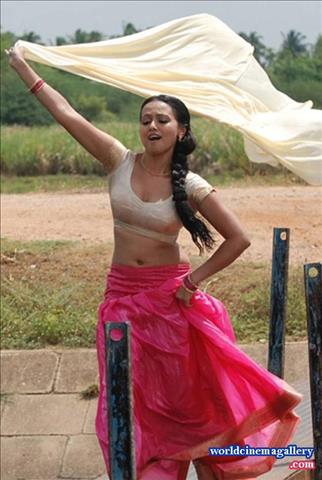 Sana Khan Hot Spicy Stills in Aayiram Vilakku Movie