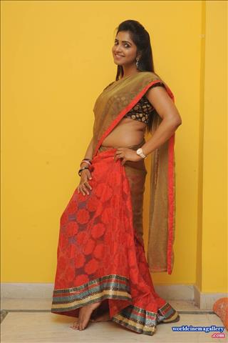 Sanchitha Padukone Hot in Saree Stills