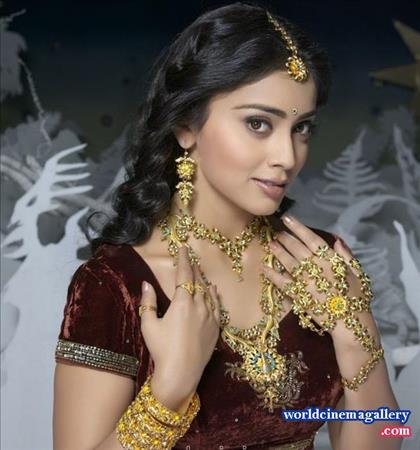 Shriya Saran Jewellery ads Photoshoot