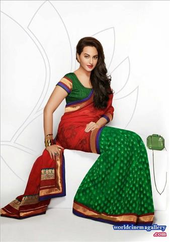 Sonakshi Sinha in Hot Saree Stills