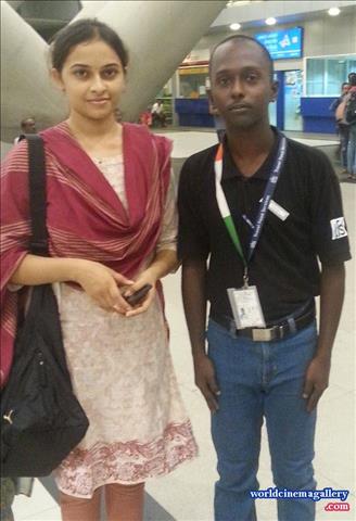 Sri Divya Latest Stills at Airport