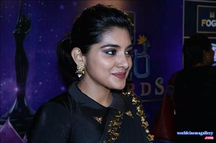 Nivetha Thomas Stills at Zee Apsara Awards 2018