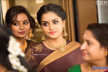 Remya Nambisan At bhavana marriage Stills